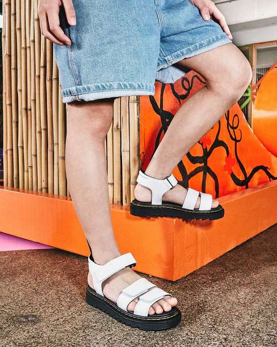 Sandalias Dr. Martens Klaire Strap Niña Blancos MX-35196